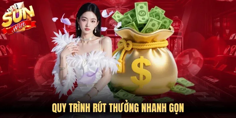 Quy trình rút thưởng nhanh gọn